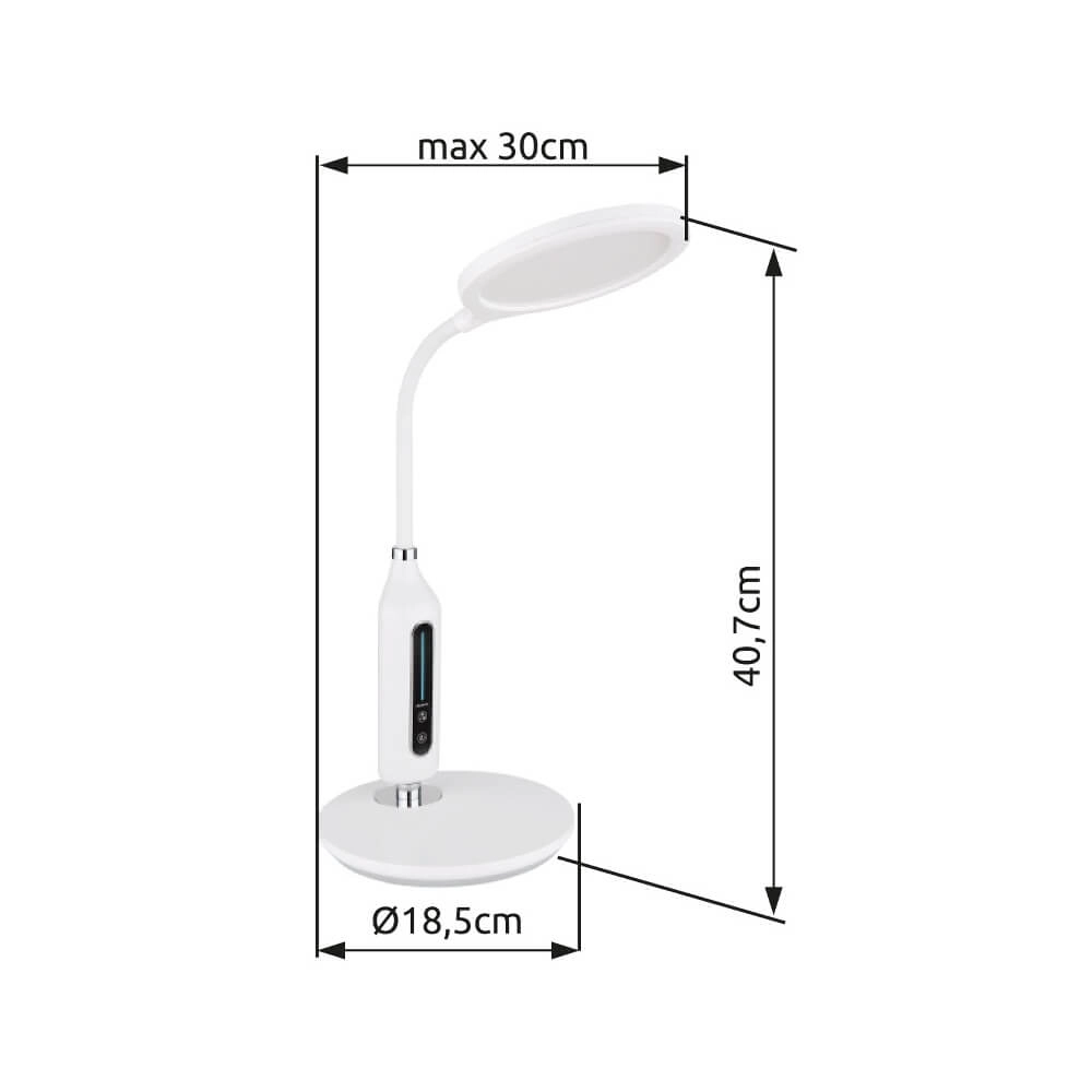 Lampe de bureau Fruggy noir Globo 9007371457601