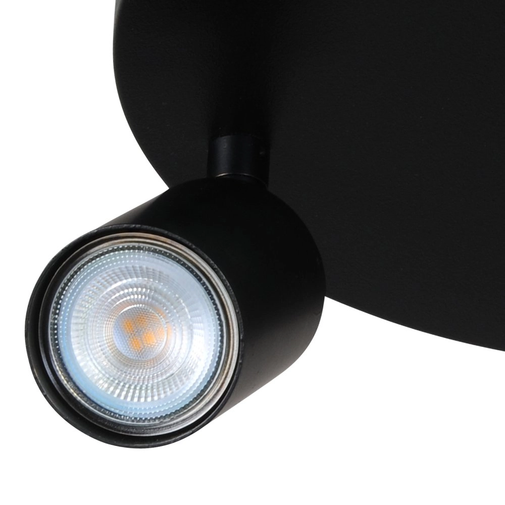 Plafonnier noir Bounce avec des spots Masterlight 8718121209968