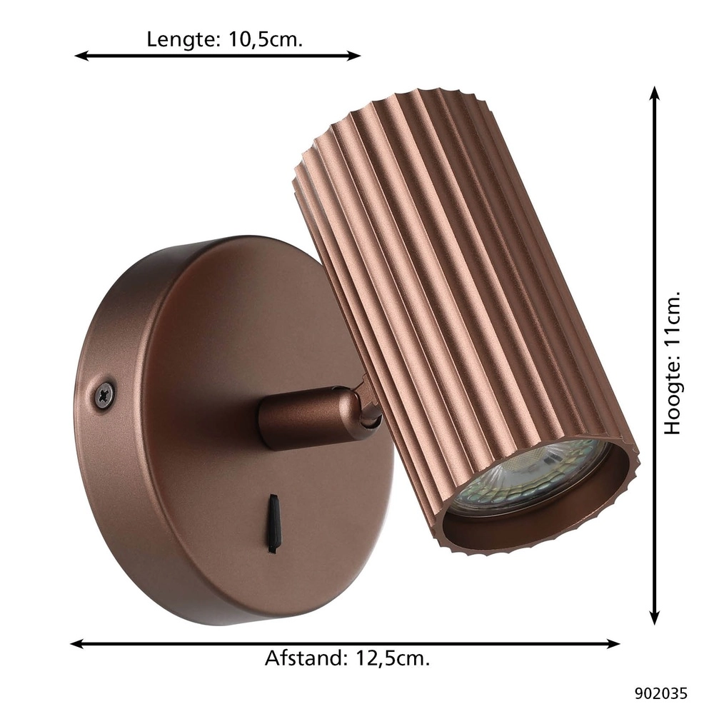 Spot monté en surface Portillo Bronze uniquement Eglo 9008606360567
