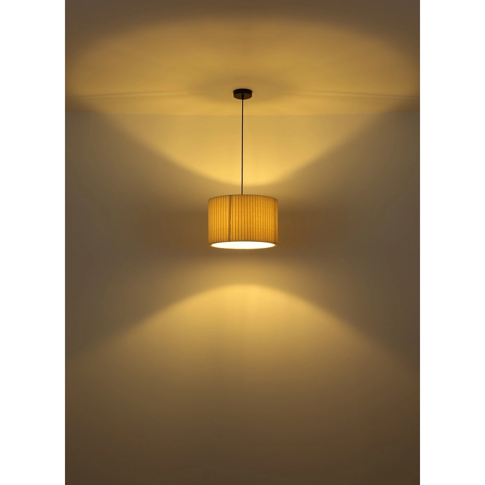 Lampe suspendue Page Ø 38cm blanc avec noir Globo 9007371533596