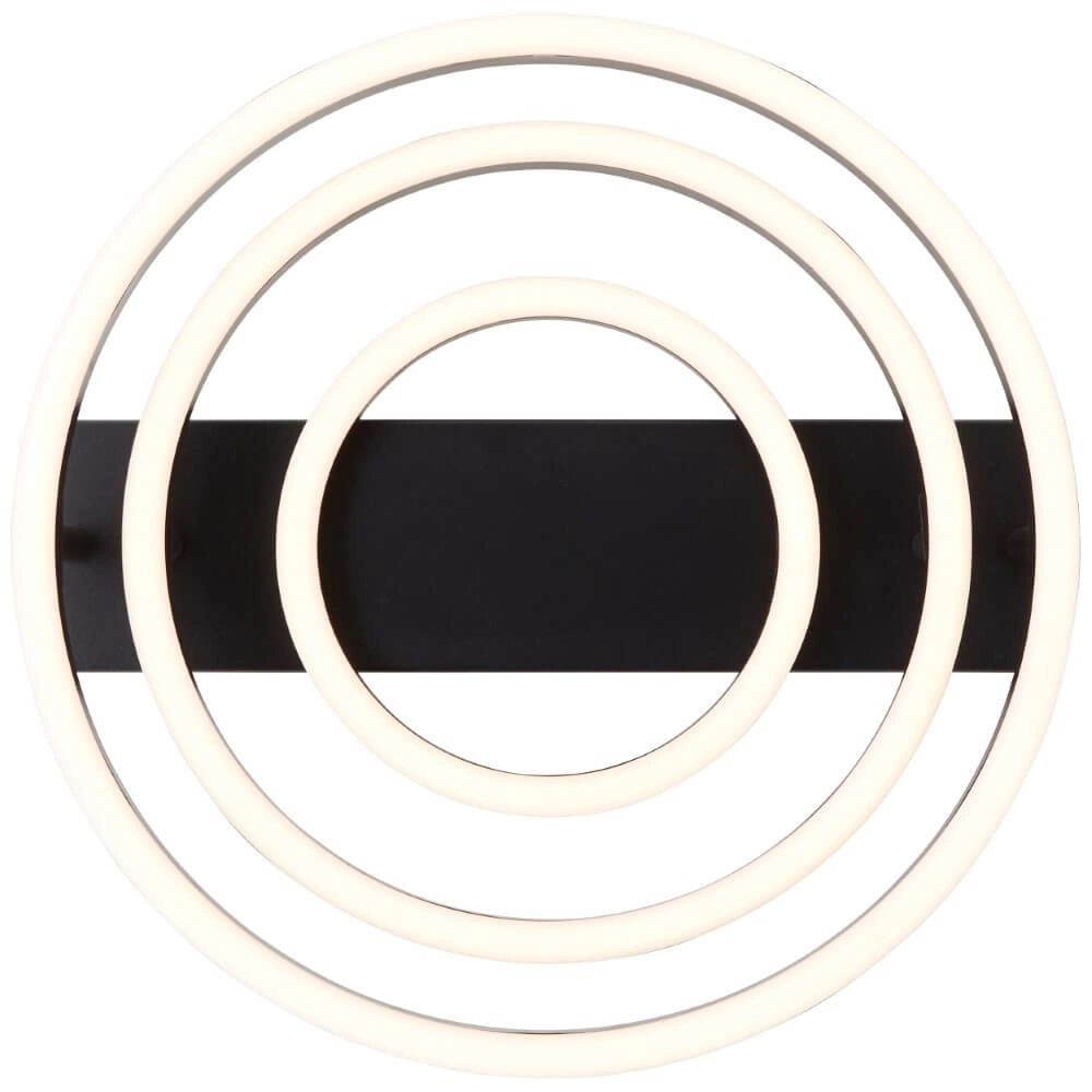 Plafonnier à intensité variable Pedley noir Brilliant 4004353442094