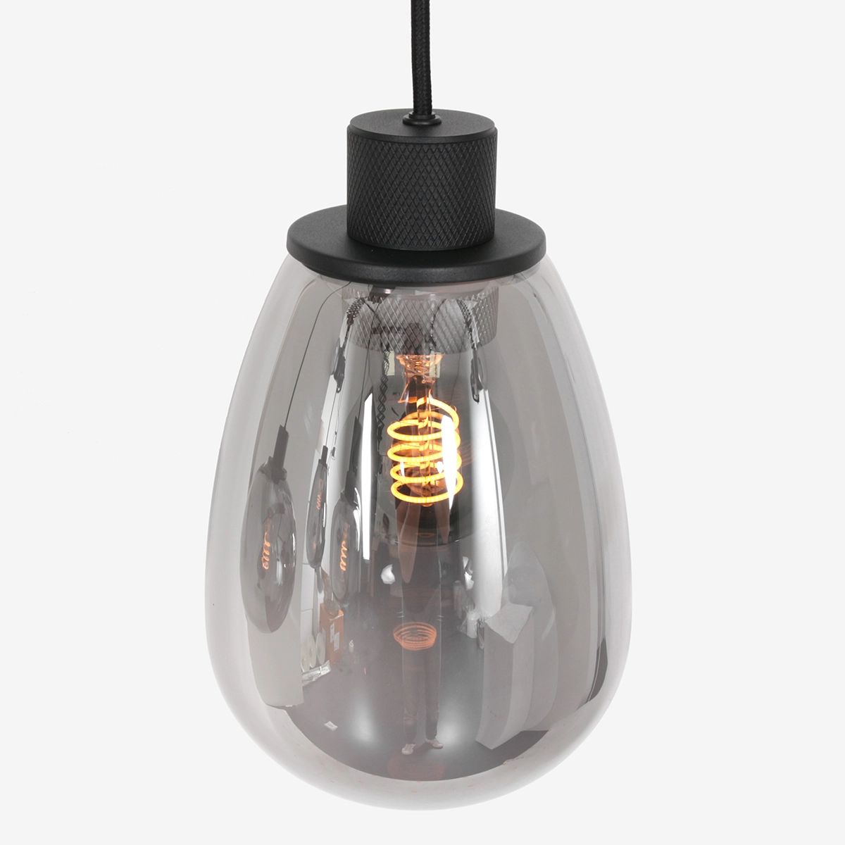Lampe suspendue Vide Reflexion avec du verre Steinhauer 8712746135596
