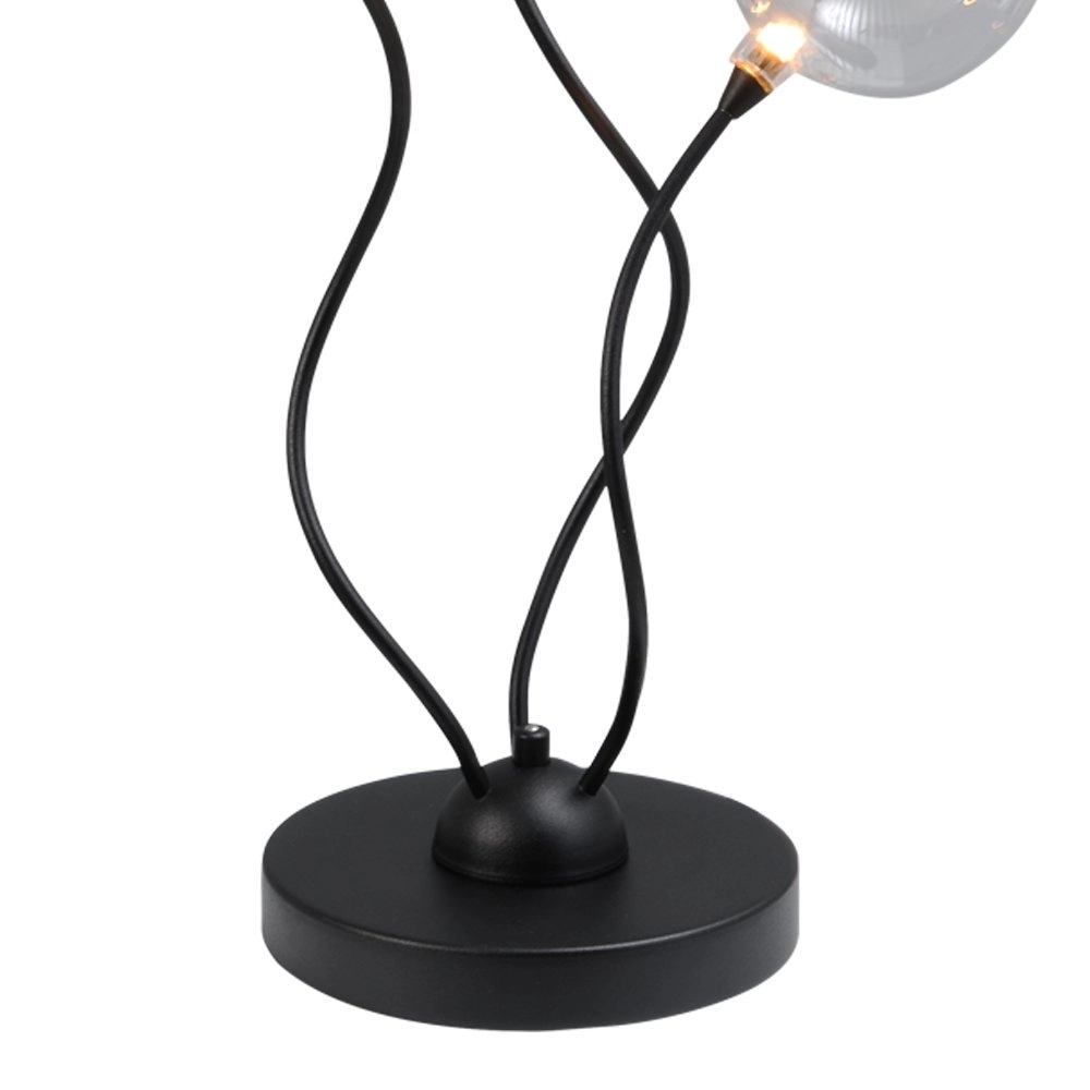 Lampe de table LED Gio 3 lumières noir Masterlight 8718121182117