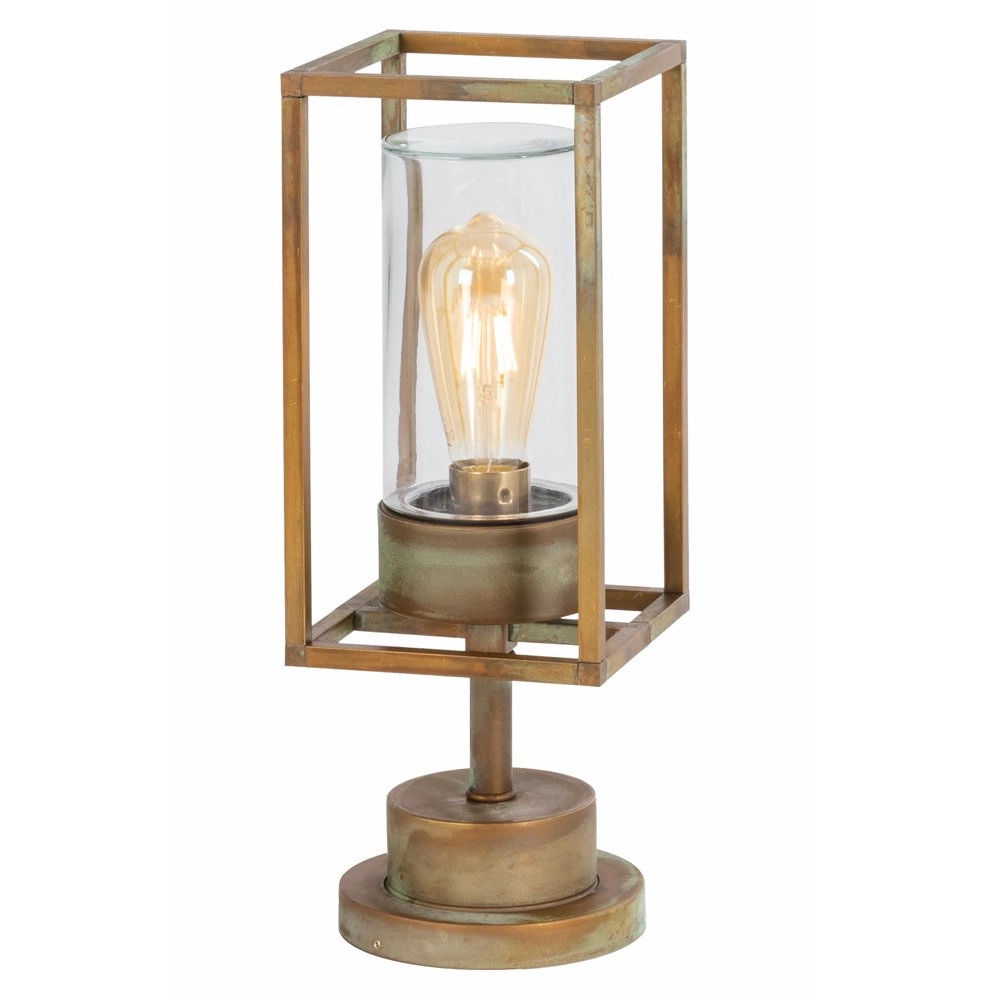 Lampe sur pied en laiton Maritiem