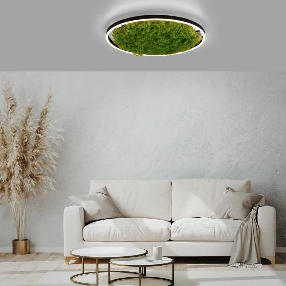 Plafonnier Green Ritus avec mousse Ø 58,5cm Just Light 4043689994808