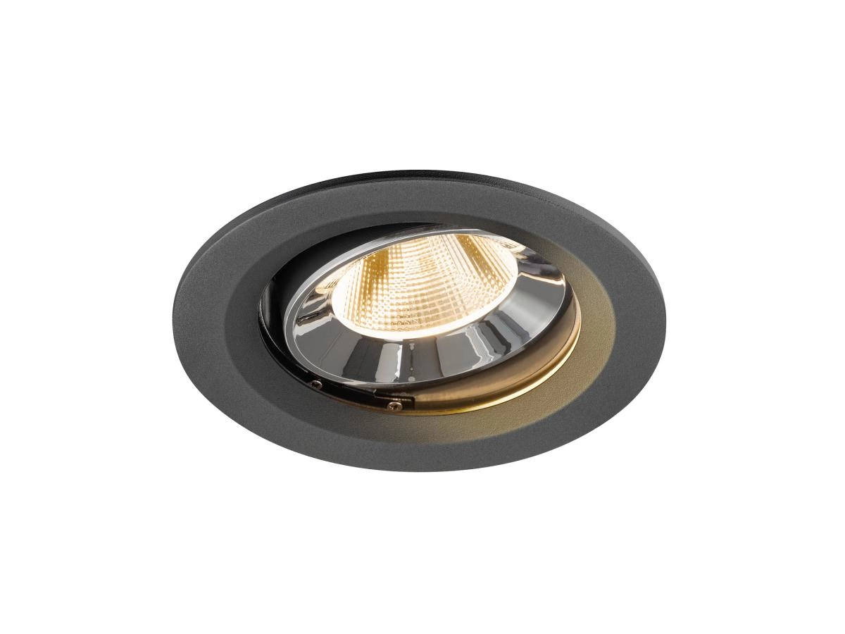 Spot encastré Numinos Move M noir/chrome 2700K - 20 deg