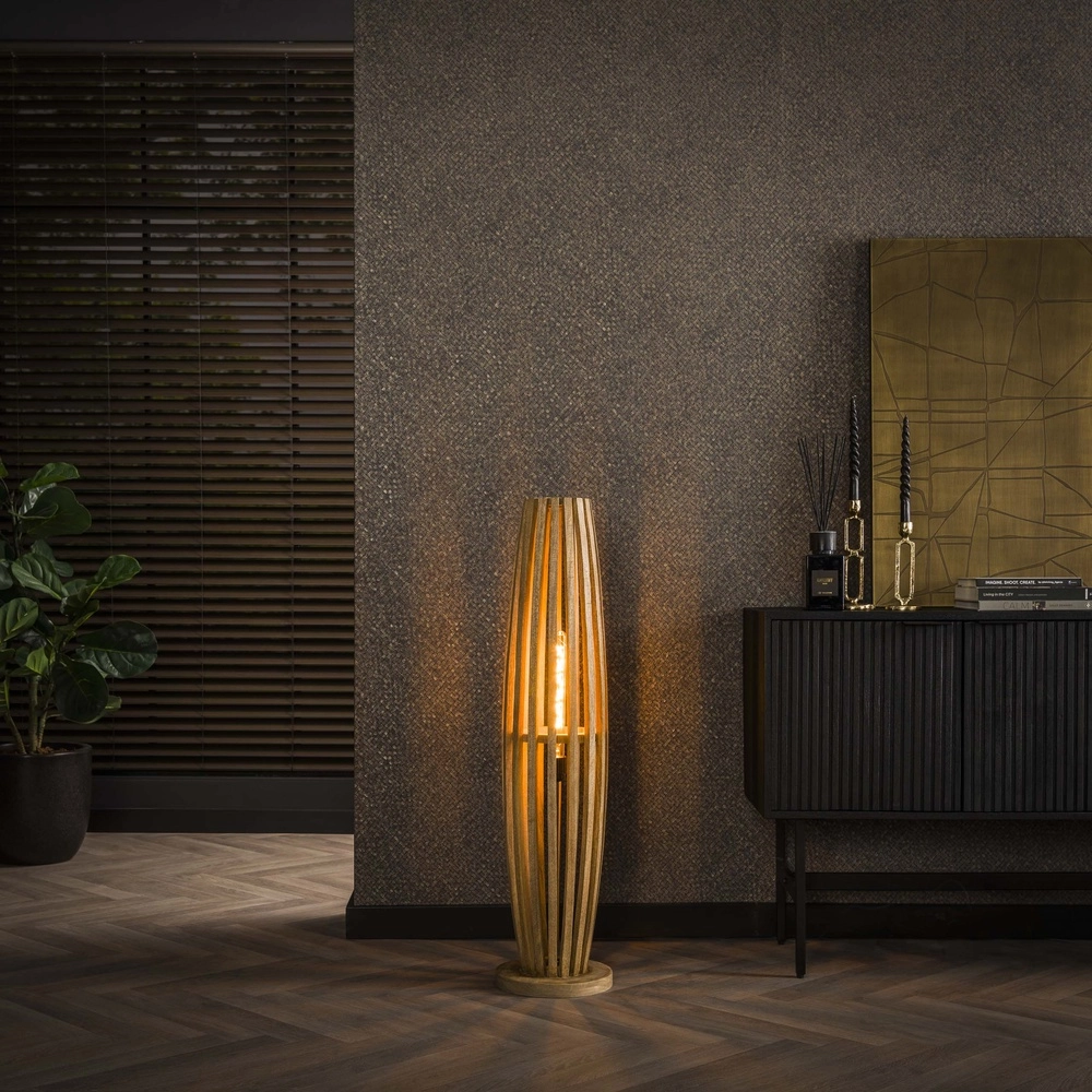 Lampe de sol en bois Orbit 105 cm - 1x E27