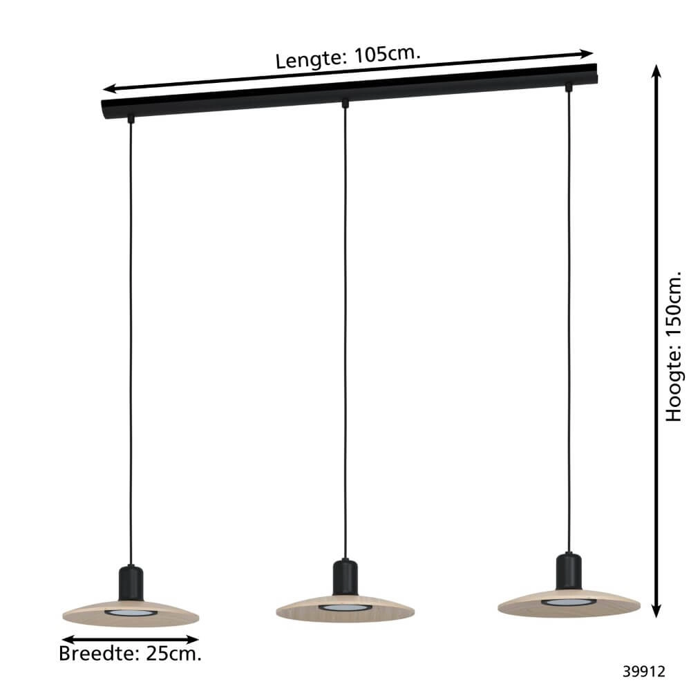 Lampe suspendue moderne Mayazes 3 lumières Stars of Light 9002759399122