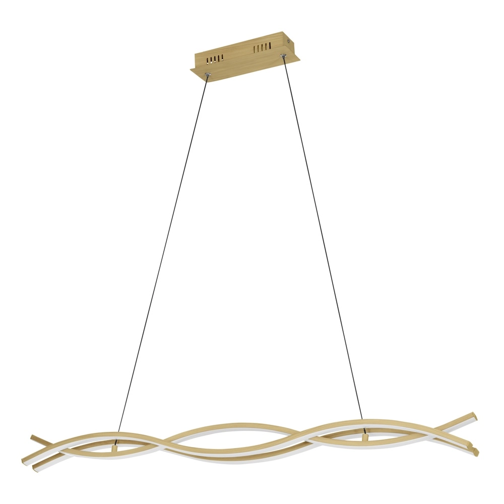 Suspension LED en forme de bois Lasana 4 90 cm