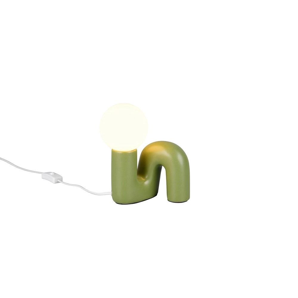 Lampe de table Quinn Vert Trio 4017807682281