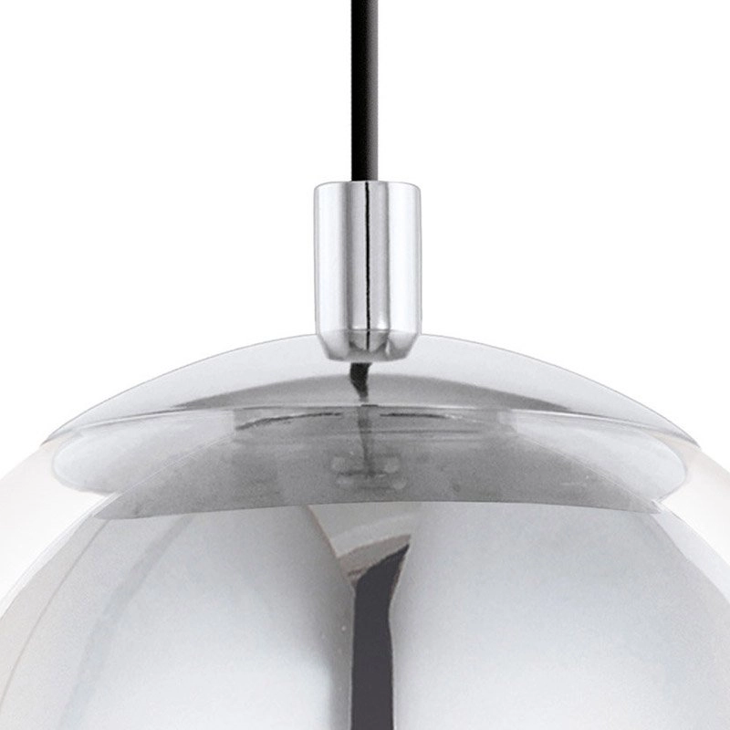 Lampe à suspension Rocamar suspension chromée Eglo 9002759945923