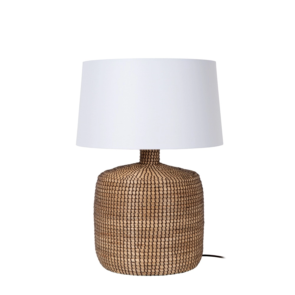 Lampe de table Ambala Ø 45 cm - herbiers bruns Premium by Lucide 5411212106117