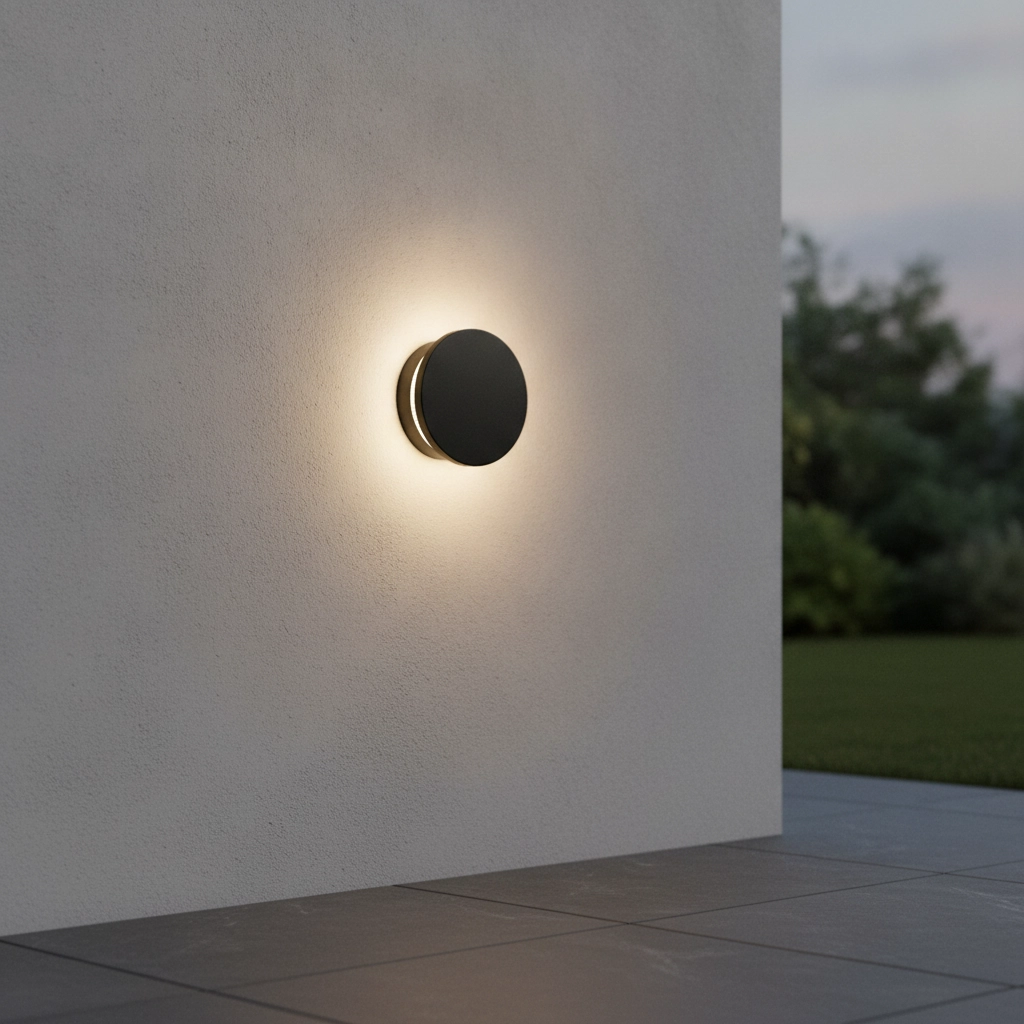 Lampe murale de conception Gong Noir