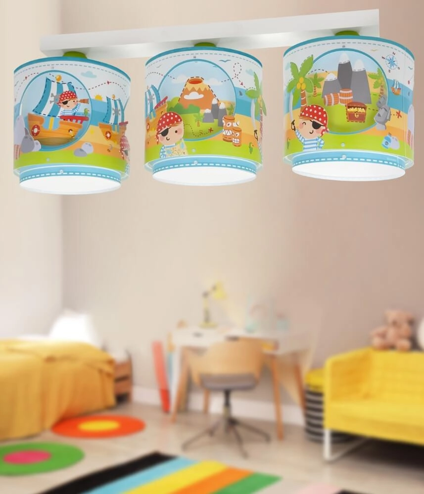 Plafonnier chambre d'enfant Pirate Island Dalber 8420406606538