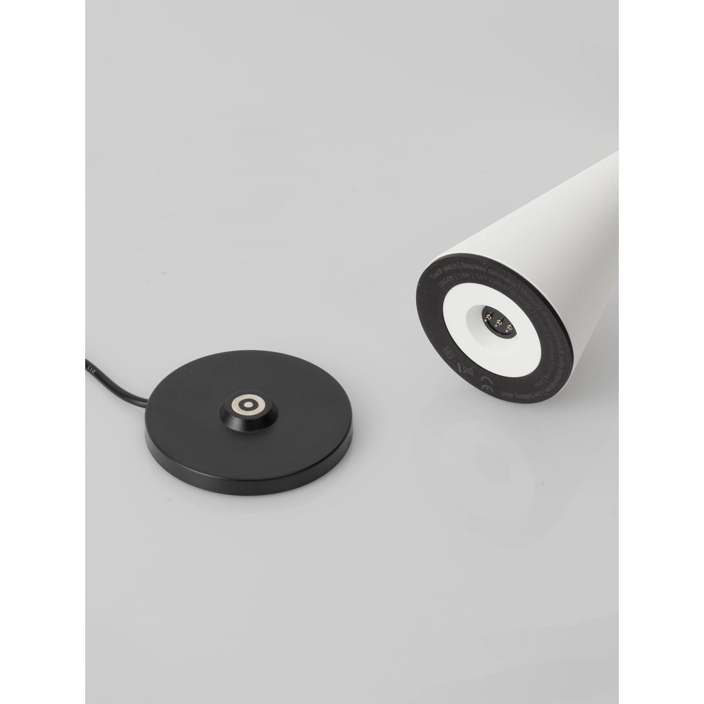 Lampe de table design Grigio blanc Lyora 5212017479051