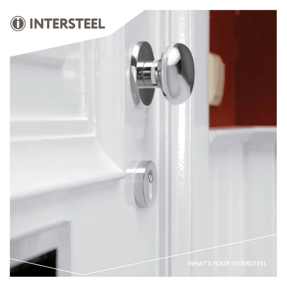 Rosace de sécurité Salus Protection de la traction du noyau chromée Intersteel 8714186079546