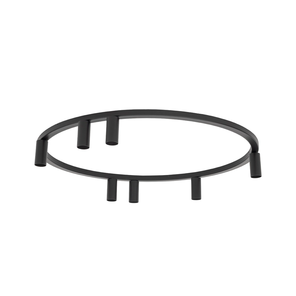 Projecteurs circulaires montés en surface Fourty 7x GU10 - noir