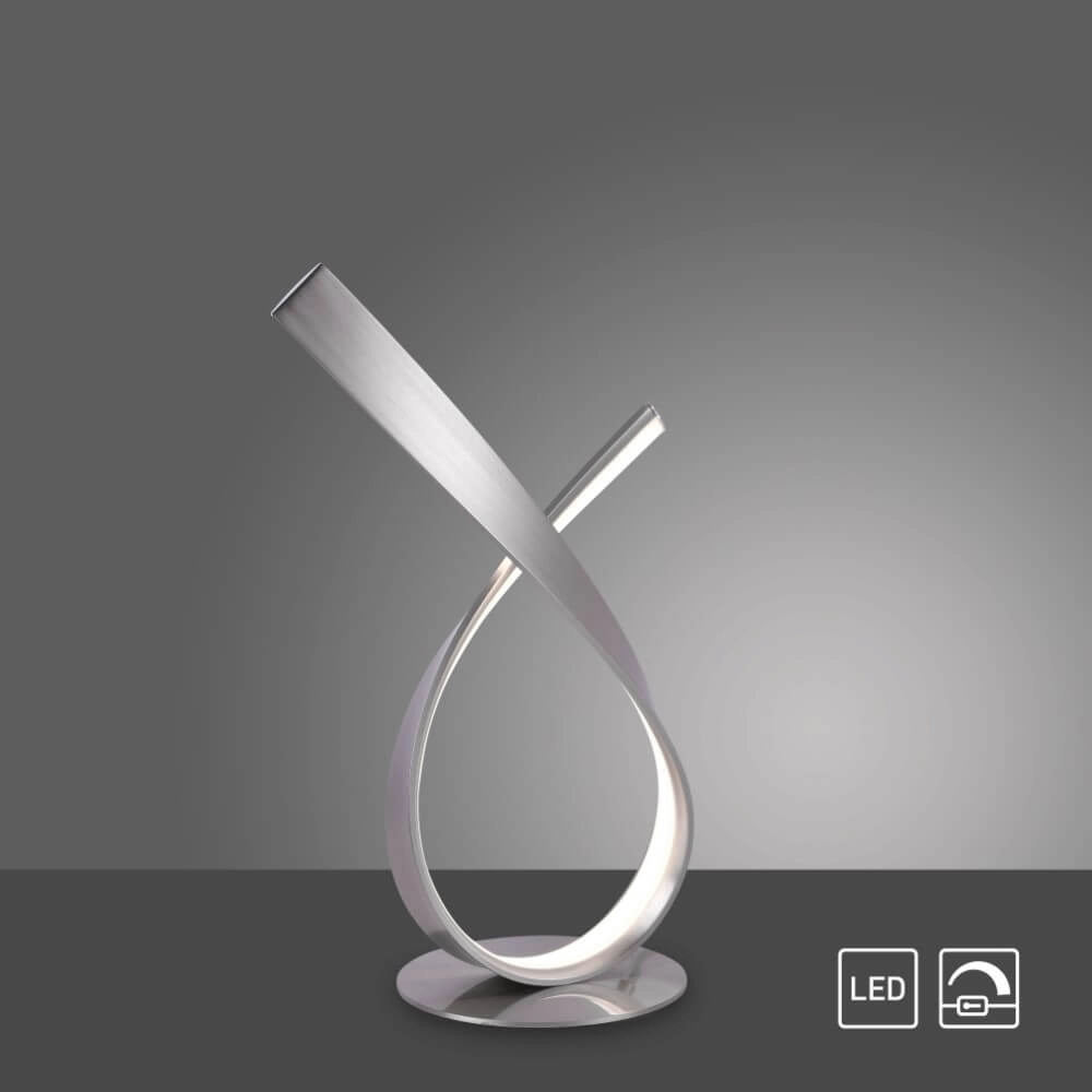 Lampe de table Linda tabouret en métal Paul Neuhaus 4012248304778