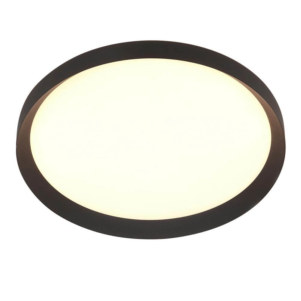 Plafonnier élégant Flady noir Ø 50cm Steinhauer 8712746171860