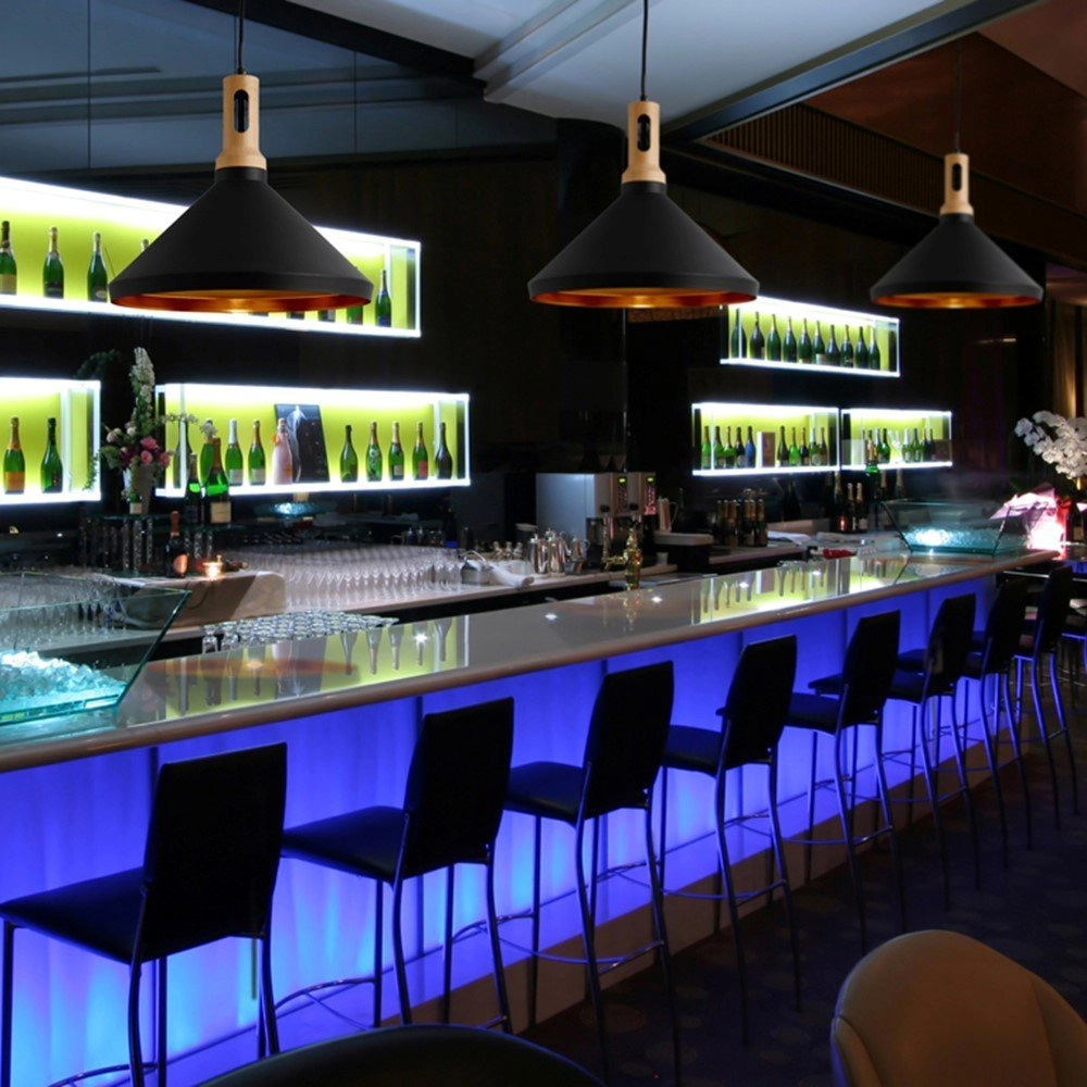 Lampe suspendue noire Pendants Ø 35cm Searchlight 5053423057866