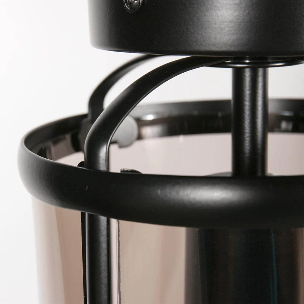 Plafonnier classique Pimpernel noir Steinhauer 8712746174212