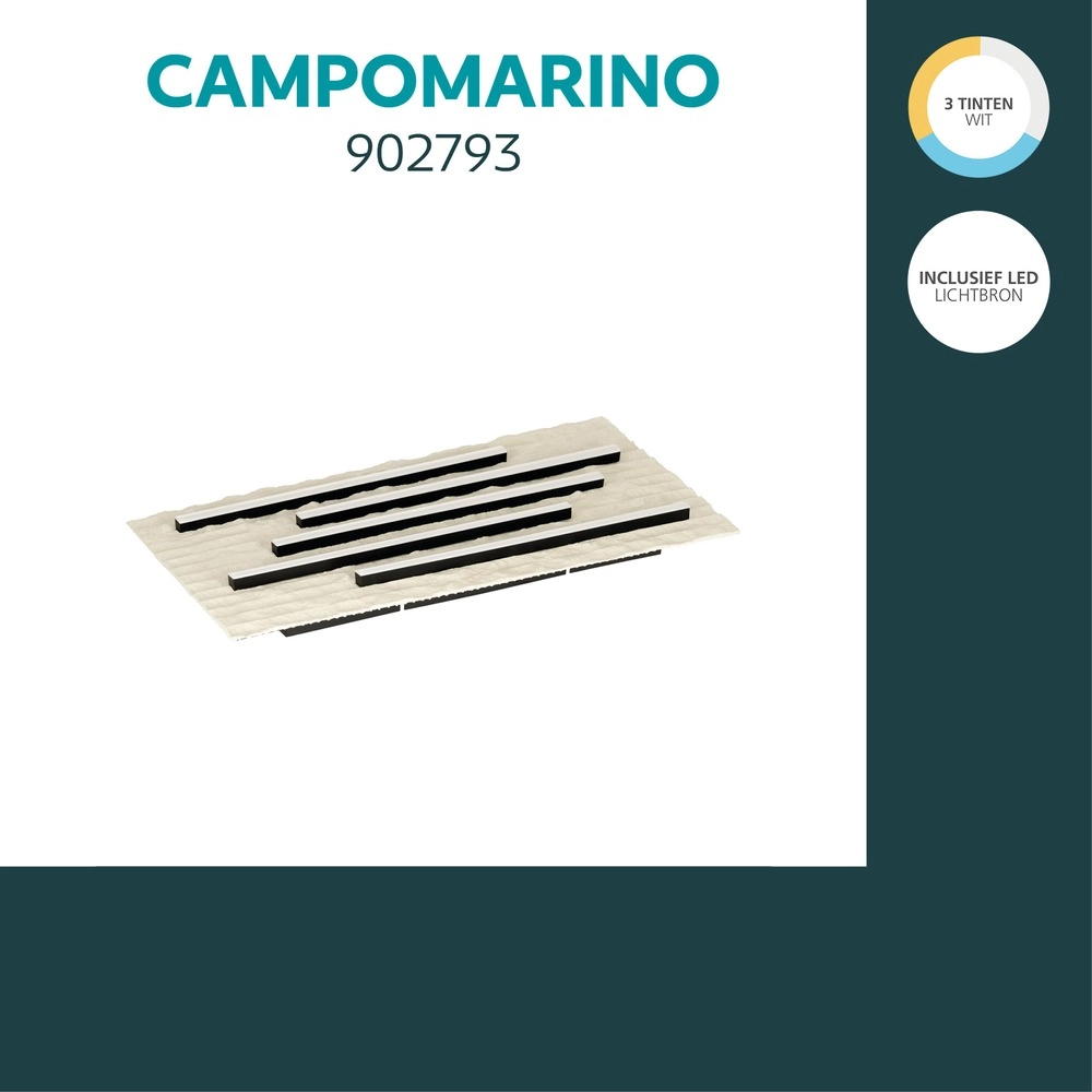 Lampe de plafond Campomarino brun sable 60 cm Eglo 9008606409112