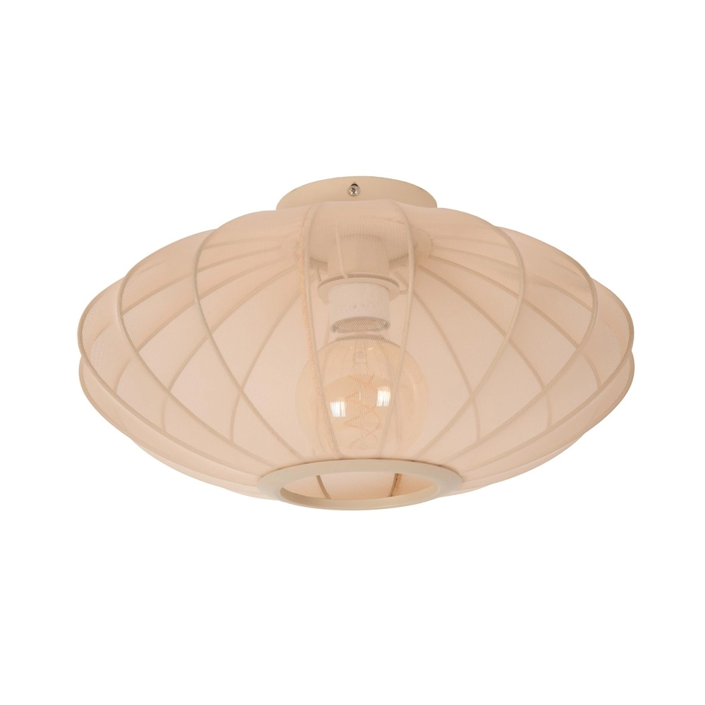 Lampe de plafond Corina brun sable Ø 40cm