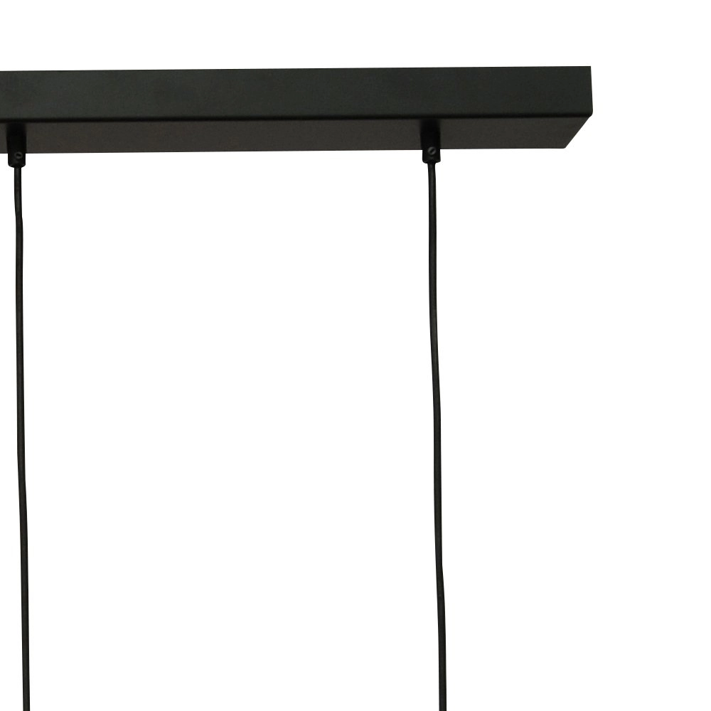 Lampe à suspension noire et dorée Bounty Verre curio à 5 lumières Masterlight 8718121245713