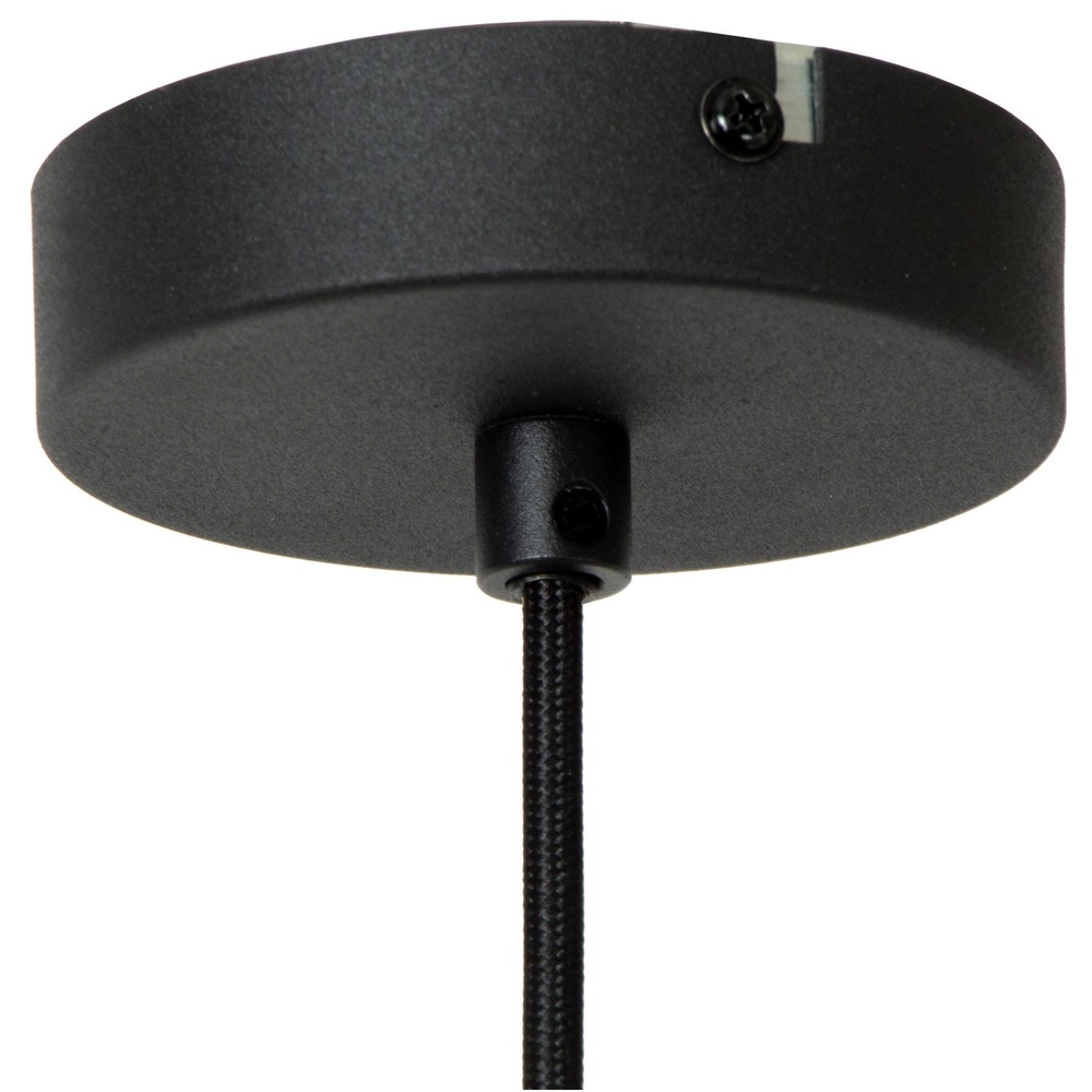 Lampe suspendue élégante Rafal noir avec gris Lucide 5411212452764