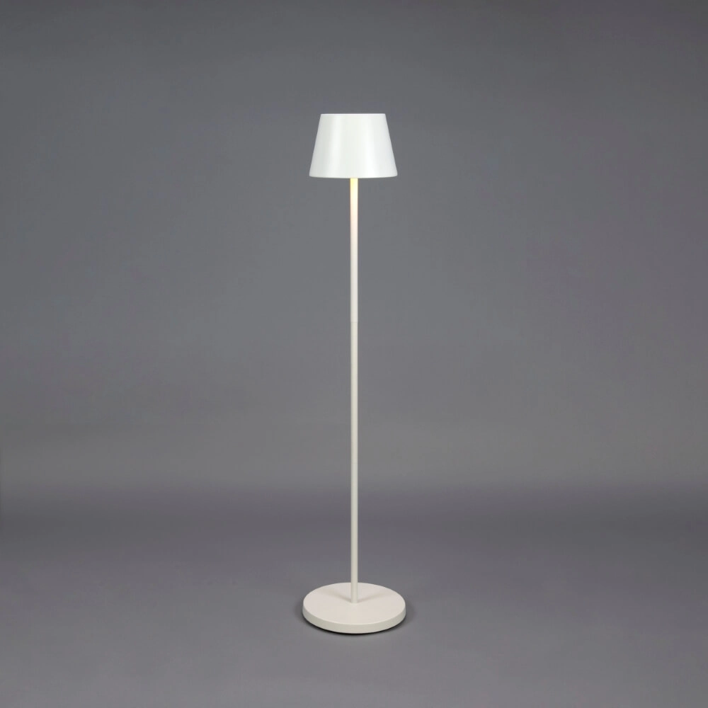 Lampadaire rechargeable Pomezia Medium blanc KonstSmide 7318307841251