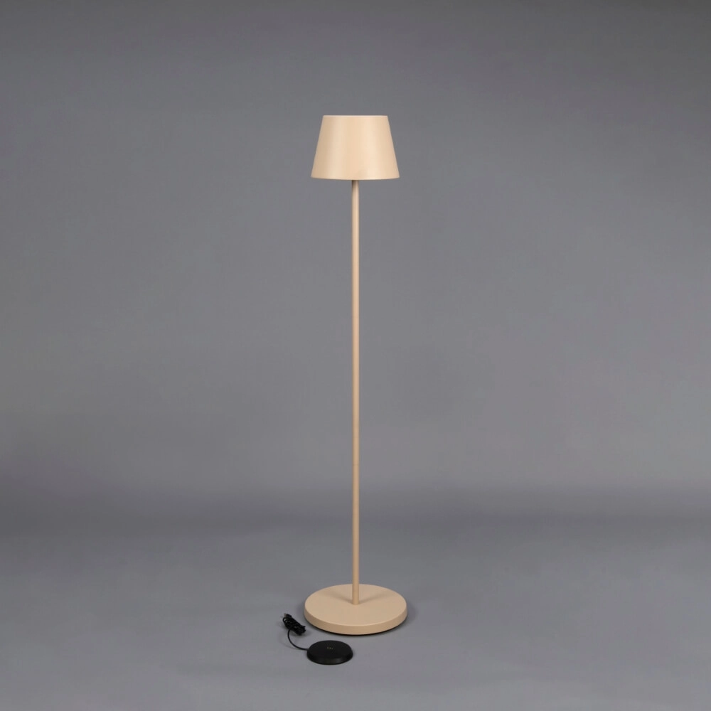 Lampadaire rechargeable Pomezia Medium brun sable KonstSmide 7318307841336