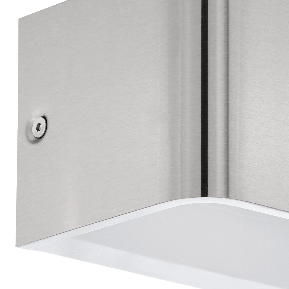 Spot mural en acier inoxydable Sania 4 13 cm Eglo 9002759984243