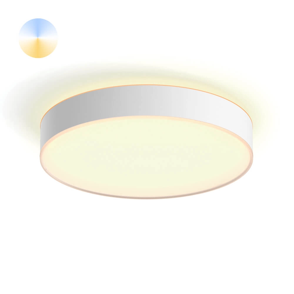 Plafonnier Hue Enrave L - White Ambiance Ø 42,5 cm blanc