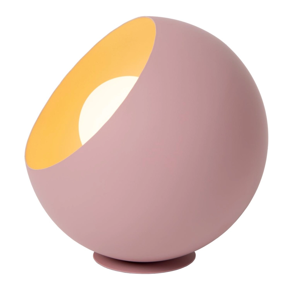 Lampe de table Doredos Ø 20cm rose Lucide 5411212510051