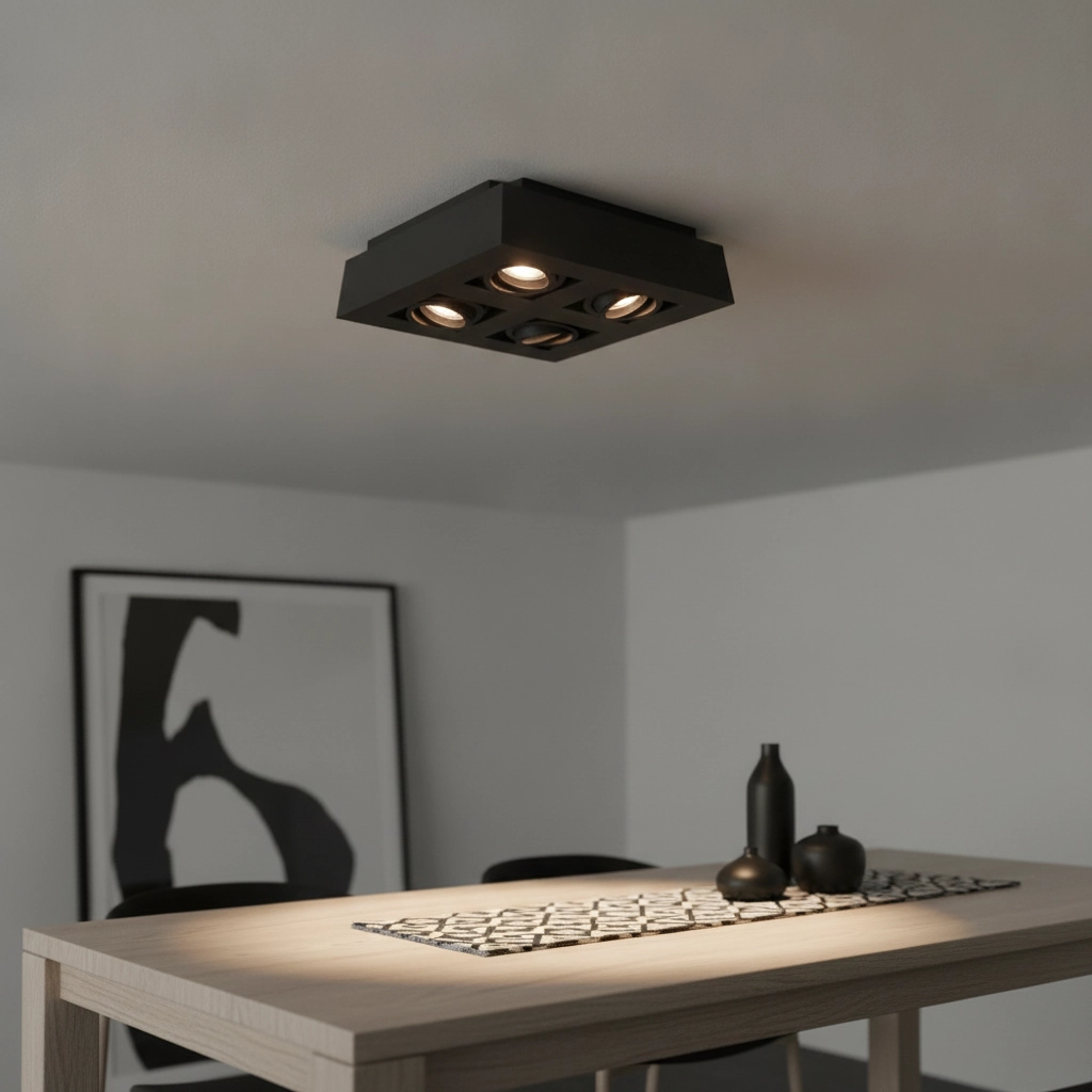 Spot de plafond 4 lumières Bosco