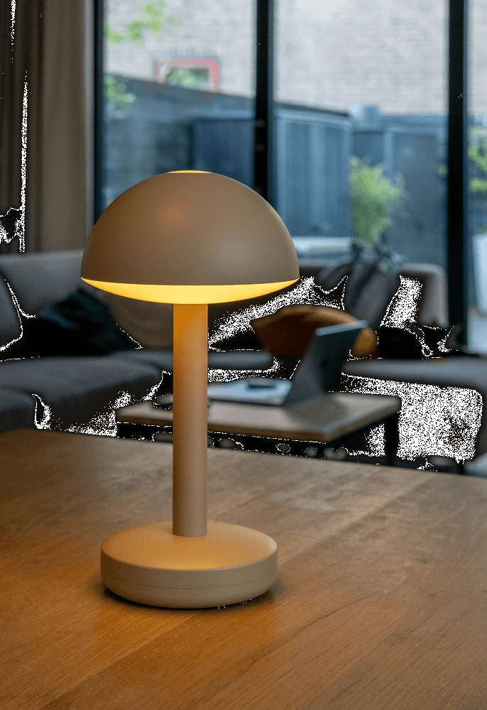 Lampe de table rechargeable Bug Beige Humble 7446023313322