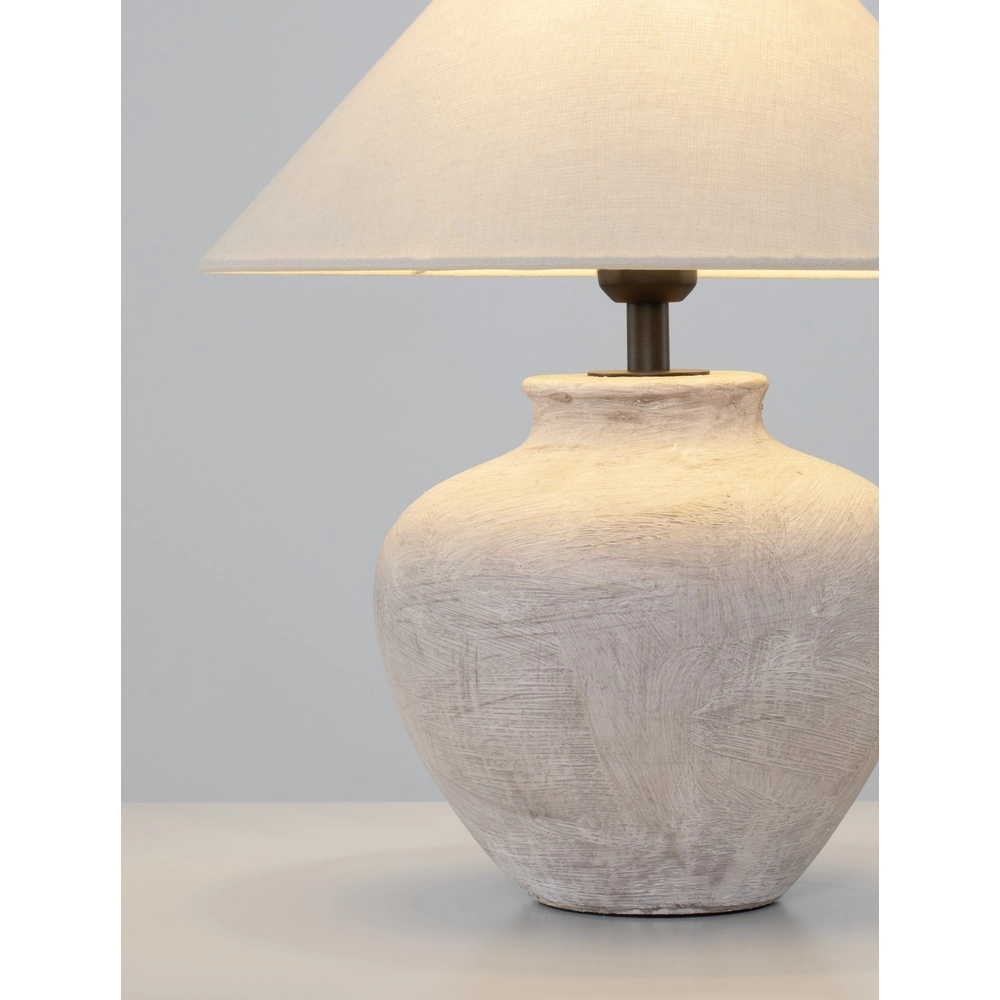 Lampe de table Lupe Céramique beige Lyora 5212017477880