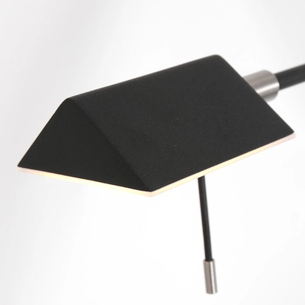 Lampe de lecture noire Retina avec LED Steinhauer 8712746135695
