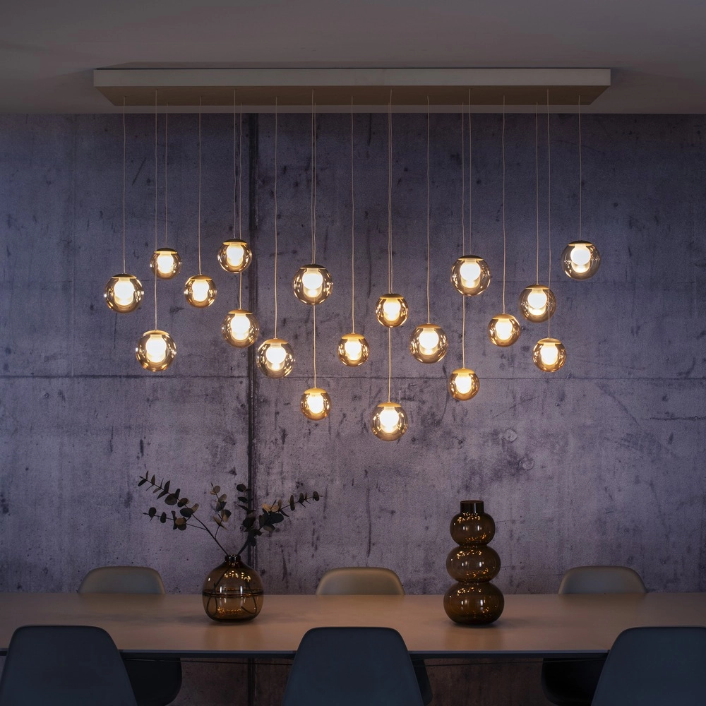 Lampe pendante à 19 lampes Pure Popup Bronce Paul Neuhaus 4012248396704