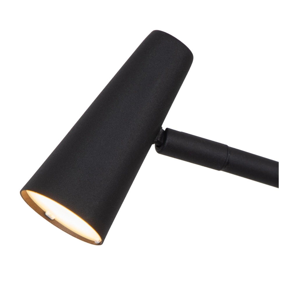 Lampe sur pied rechargeable Stirling Noir Lucide 5411212361264