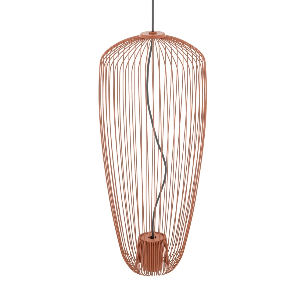 Lampe cage Pumpkin terre cuite Ø 27cm Lyora 5903139114967