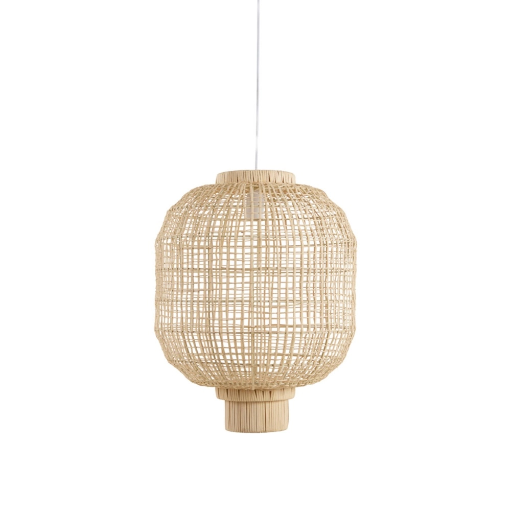Lampe pendante naturelle Dorzan Ø 42cm