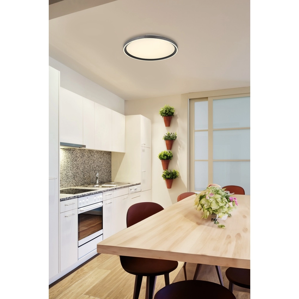 Lumière de plafond élégante Dublin Ø 40 cm gris Globo 9007371447084