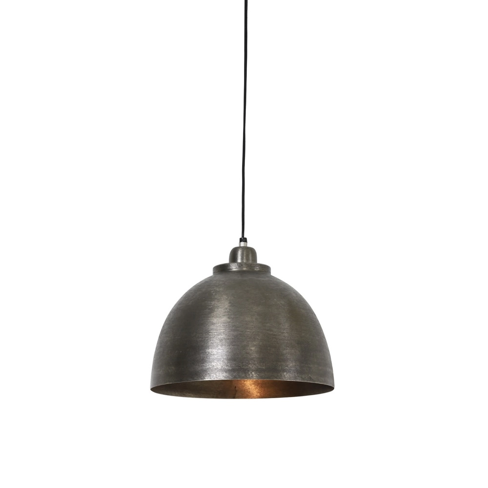 Lampe suspendue Kylie gris argenté Ø 30cm Light & Living 8717807203788