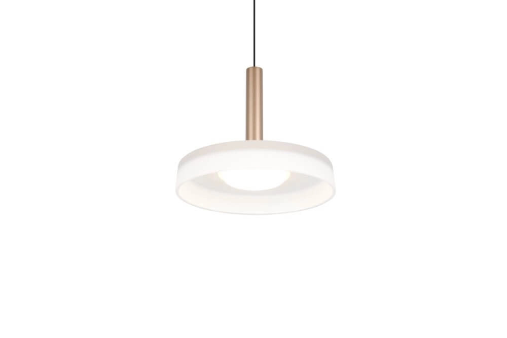 Lampe suspendue LED Celeste Ø 22cm - verre blanc Trio 4017807627381