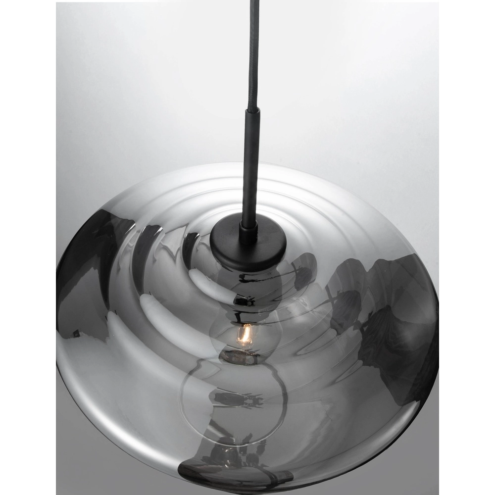 Suspension Veiro verre chromé Ø 30 x 22cm Lyora 5212017421302