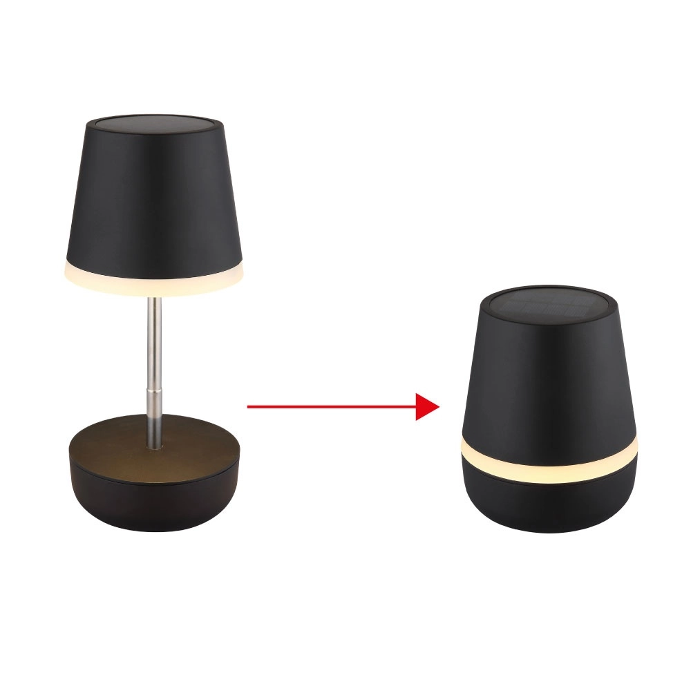 Lampe de table solaire Felina Noir Globo 9007371513505