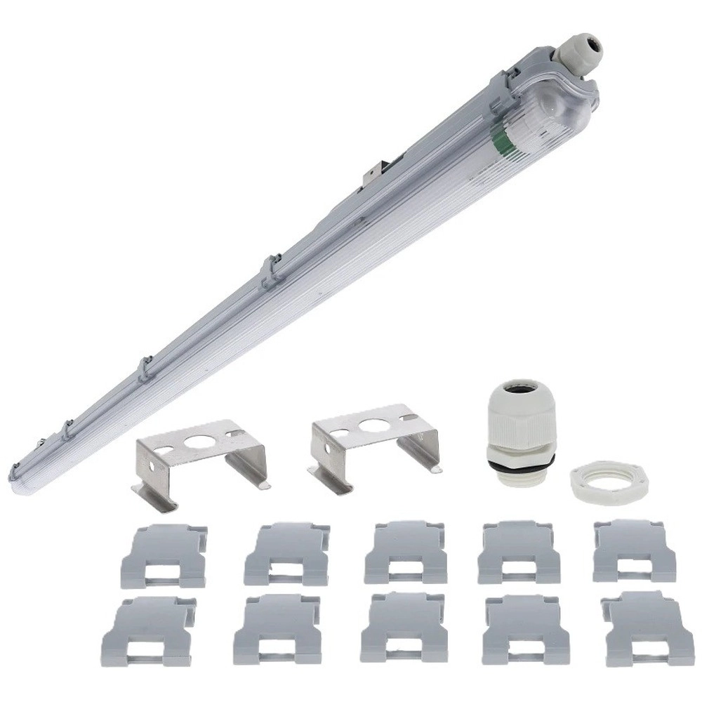 Luminaire SWD pour LED Tube 1 x 120cm - IP65 sans fluorescent Lyora 8720999812799