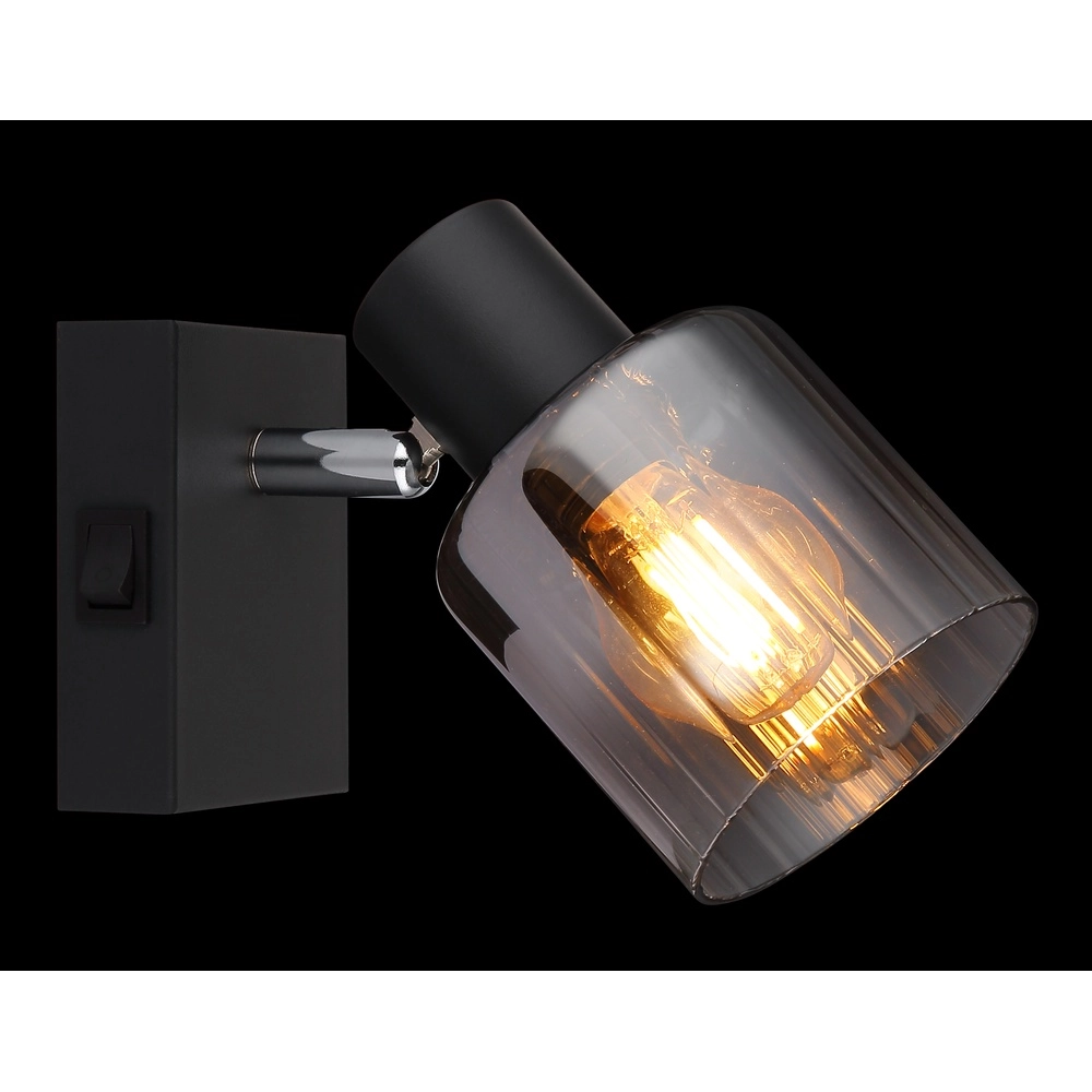 Lampe murale noire Jack Noir Globo 9007371513833