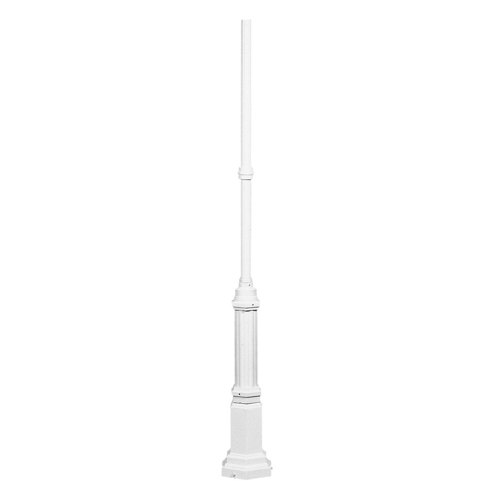 Mât de lanterne Pole Hercules blanc universel